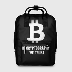 Рюкзак женский Биткоин Криптовалюта, цвет: 3D-принт