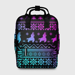 Рюкзак женский FORTNITE НОВОГОДНИЙ, цвет: 3D-принт