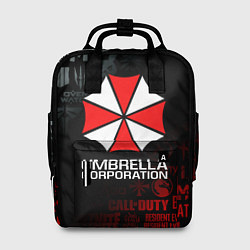 Рюкзак женский RESIDENT EVIL UMBRELLA CORP, цвет: 3D-принт