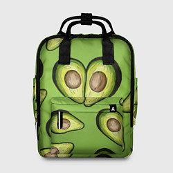 Рюкзак женский Люблю авокадо, цвет: 3D-принт