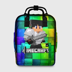 Рюкзак женский Minecraft Майнкрафт, цвет: 3D-принт