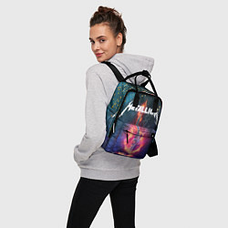 Рюкзак женский Metallicaспина, цвет: 3D-принт — фото 2