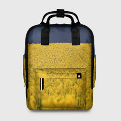 Рюкзак женский Рапсовое поле, цвет: 3D-принт
