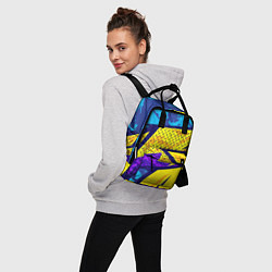 Рюкзак женский Bona Fide Одежда для фитнеса, цвет: 3D-принт — фото 2