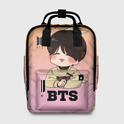 Рюкзак женский BTS, цвет: 3D-принт