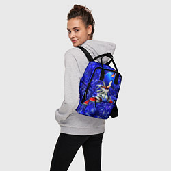 Рюкзак женский Sonic Молнии, цвет: 3D-принт — фото 2