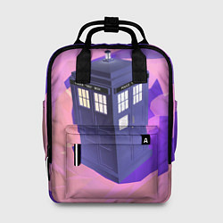 Рюкзак женский ТАРДИС, цвет: 3D-принт