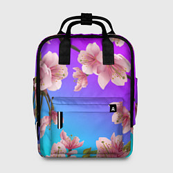 Рюкзак женский САКУРА ВИШНЯ, цвет: 3D-принт