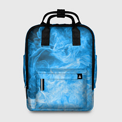 Рюкзак женский ОГОНЬ BLUE, цвет: 3D-принт