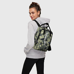 Рюкзак женский Пограничные Войска камуфляж, цвет: 3D-принт — фото 2