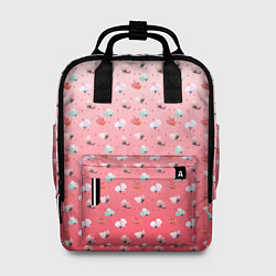 Рюкзак женский Пижамный цветочек, цвет: 3D-принт
