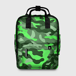 Рюкзак женский CAMOUFLAGE GREEN, цвет: 3D-принт