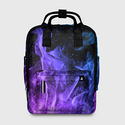 Рюкзак женский ОГОНЬ НЕОН, цвет: 3D-принт