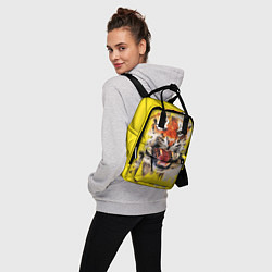 Рюкзак женский Оскал тигра, цвет: 3D-принт — фото 2