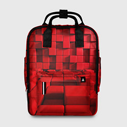 Рюкзак женский 3D кубики, цвет: 3D-принт