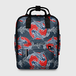 Рюкзак женский Japanese carp, цвет: 3D-принт