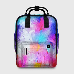 Рюкзак женский НЕОНОВЫЕ ПОТЕРТОСТИ, цвет: 3D-принт