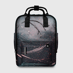 Рюкзак женский Абстракция краска разводы кап, цвет: 3D-принт