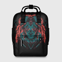 Рюкзак женский Лев на закате, цвет: 3D-принт