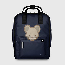 Рюкзак женский Ночная мышь, цвет: 3D-принт