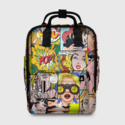 Рюкзак женский Pop Art, цвет: 3D-принт