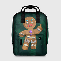 Рюкзак женский Пряник, цвет: 3D-принт