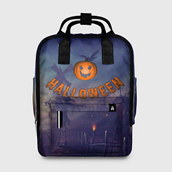 Рюкзак женский Halloween Pumpkin, цвет: 3D-принт