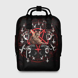 Рюкзак женский Satanic Cat, цвет: 3D-принт