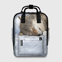 Женский рюкзак Спящий Волк
