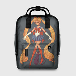 Рюкзак женский Sailor Moon Сейлор Мун, цвет: 3D-принт