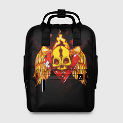 Рюкзак женский Skull Heart, цвет: 3D-принт