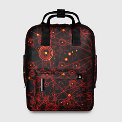 Рюкзак женский Данные сети, цвет: 3D-принт