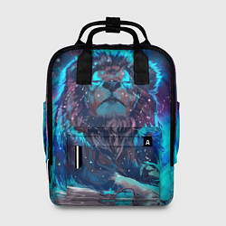 Рюкзак женский Galaxy Lion, цвет: 3D-принт