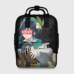 Рюкзак женский Genshin Impact VENTI, цвет: 3D-принт