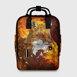Рюкзак женский Огненный Лис, цвет: 3D-принт