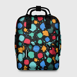 Рюкзак женский Брызги красок, цвет: 3D-принт