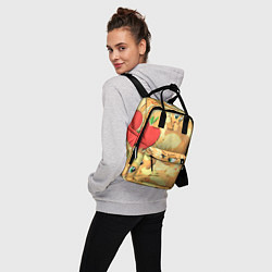 Рюкзак женский Applejack pattern, цвет: 3D-принт — фото 2