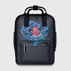 Женский рюкзак Ocean heart Totoro