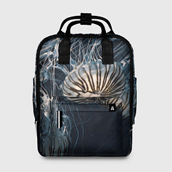 Рюкзак женский Рисунок медуза, цвет: 3D-принт