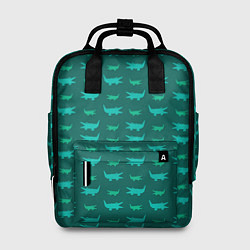 Рюкзак женский Крокодилы, цвет: 3D-принт
