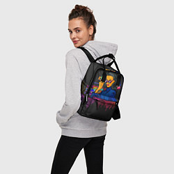 Рюкзак женский Ретро стиль Девушка, цвет: 3D-принт — фото 2