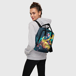 Рюкзак женский Эш с Пикачу, цвет: 3D-принт — фото 2