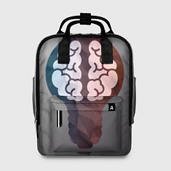 Рюкзак женский Прокачай мозги, цвет: 3D-принт