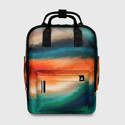 Рюкзак женский Мозаичный абстрактный узор, цвет: 3D-принт