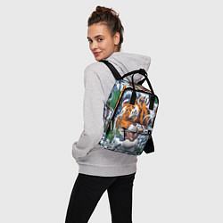 Рюкзак женский Тигр, цвет: 3D-принт — фото 2