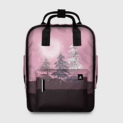 Рюкзак женский Розовое сияние, цвет: 3D-принт