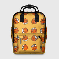 Рюкзак женский Тигры паттерн, цвет: 3D-принт