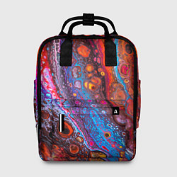 Рюкзак женский Брызги на камнях, цвет: 3D-принт