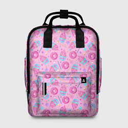 Рюкзак женский Сласти, цвет: 3D-принт