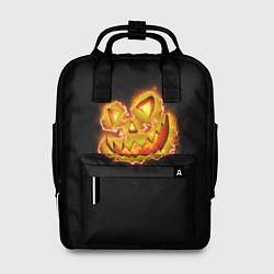 Рюкзак женский Череп тыквы, цвет: 3D-принт